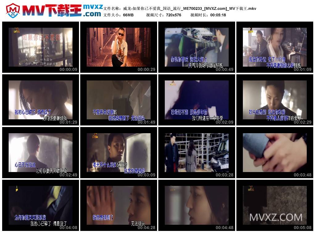 威龙-如果你已不爱我_国语_流行_ME700233